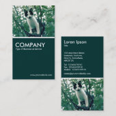 Superluiheid van de helderheid - Donkergroen Visitekaartje (Voorkant / Achterkant)