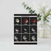 Supermaan en Eclipse Briefkaart (Staand voorkant)