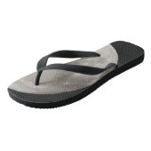 Supermaan in de zwarte hemel teenslippers (Schuin)
