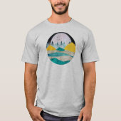 Supermaan Landschap Opkomend T-shirt (Voorkant)