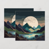 Supermaan op het meer (Voorkant / Achterkant)