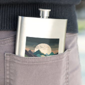 Supermaan op het meer flacon (Voorbeeld)