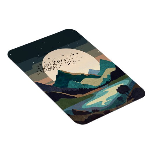 Supermaan op het meer magneet (Rechterzijde)