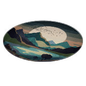 Supermaan op het meer snijplank (Hoek)