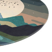 Supermaan op het meer snijplank (Hoek)