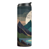 Supermaan op het meer thermosbeker (Gedraaid links)