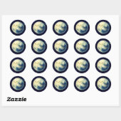 Supermaan! Ronde Sticker (Vel)