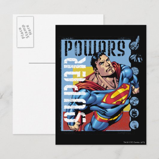 Supermacht Briefkaart (Voorkant / Achterkant)