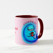 supermacht voor mamamakreel mok (Voorkant rechts)