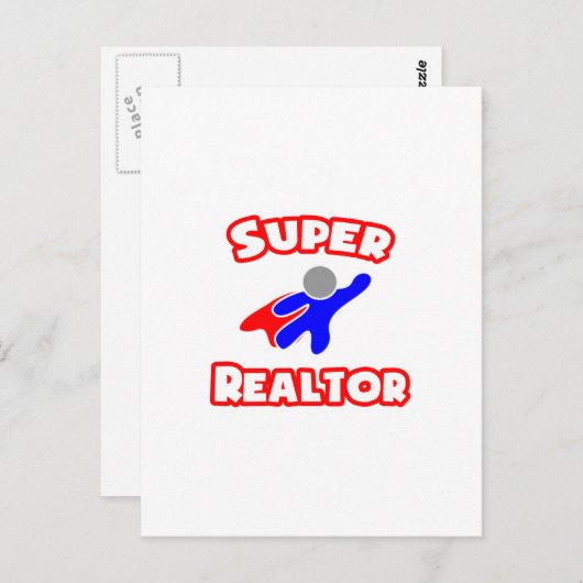 supermakelaar briefkaart (Voorkant / Achterkant)