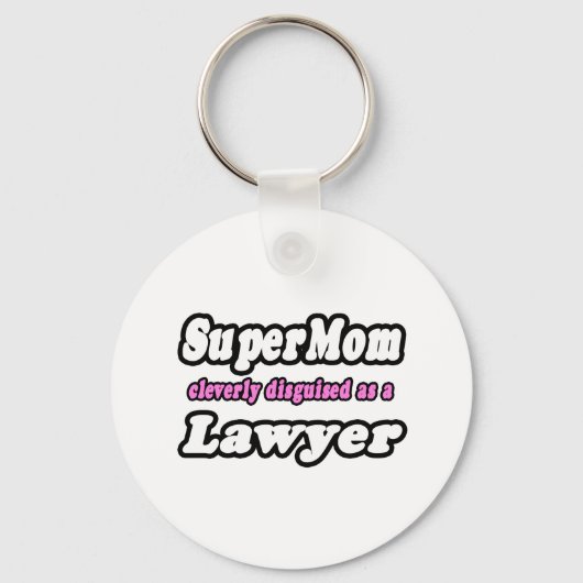 SuperMam...advocaat Sleutelhanger (Voorkant)