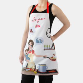 Supermam All-Over Print Medium Schort