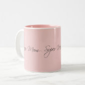 Supermam Beauful Cute Elegant Modern Tweekleurige Koffiemok (Voorkant links)