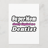 SuperMam...Dentist Briefkaart (Voorkant)