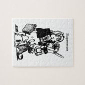 Supermam doet alles Moederdag klein Legpuzzel (Horizontaal)