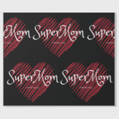 SuperMam goedgekeurd Cadeaupapier (Vlak)