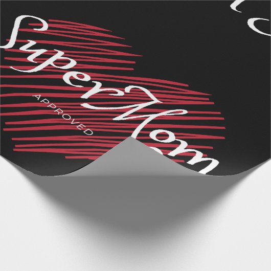 SuperMam goedgekeurd Cadeaupapier (Hoek)