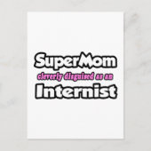 SuperMam...Internist Briefkaart (Voorkant)