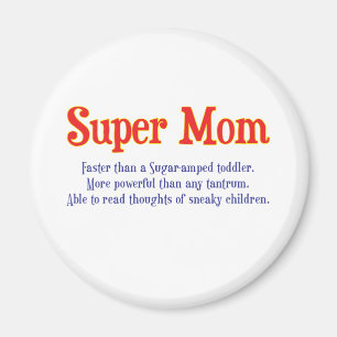 Supermam met superkrachten t-shirts en geschenken. magneet