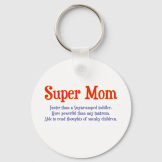 Supermam met superkrachten t-shirts en geschenken. sleutelhanger