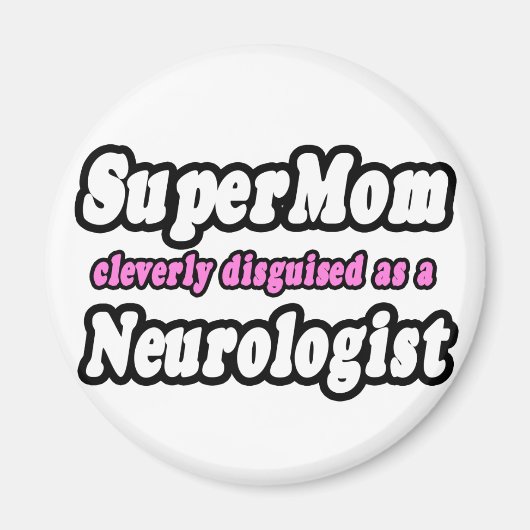 SuperMam... neuroloog Magneet (Voorkant)