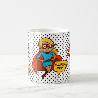 Supermam pop illustratie koffiemok