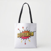 Supermam Retro Comic Pop Art | Canvas tas (Voorkant)