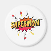 Supermam Retro Comic Pop Art | Magneet (Voorkant)