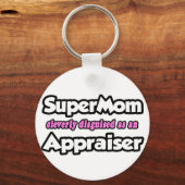 SuperMam...taxateur Sleutelhanger (Voorkant)
