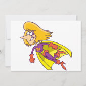 Supermam-uitnodigingen Kaart (Voorkant)