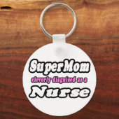 SuperMam...Verpleegster Sleutelhanger (Voorkant)
