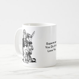 Supermama Custom Message Moederdag Koffiemok