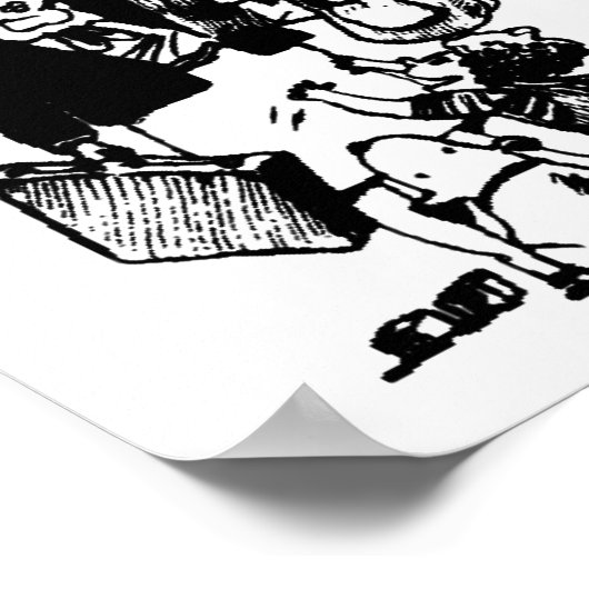 Supermama Happy Moederdag Small Poster (Hoek)