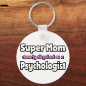 Supermama... psycholoog sleutelhanger (Voorkant)