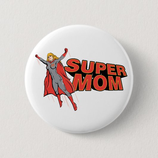 Supermama Ronde Button 5,7 Cm (Voorkant)
