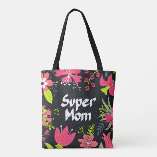 Supermama - Voor Moederdag Tote Bag (Achterkant)