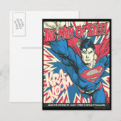 Superman 12 briefkaart (Voorkant / Achterkant)