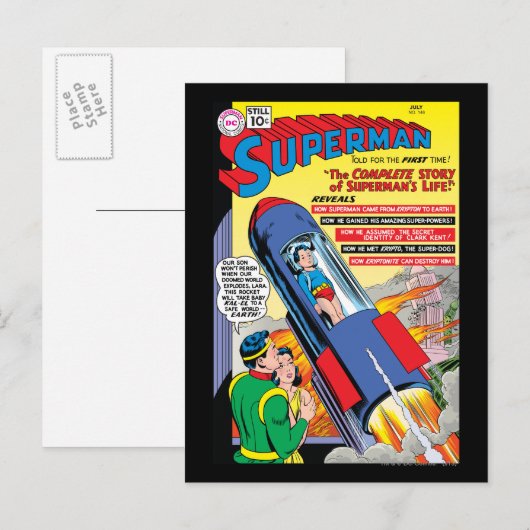 Superman #146 briefkaart (Voorkant / Achterkant)