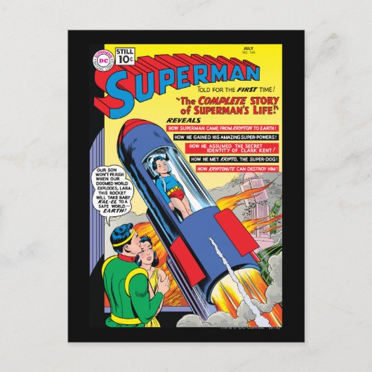 Superman #146 briefkaart (Voorkant)