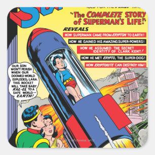 Superman #146 vierkante sticker