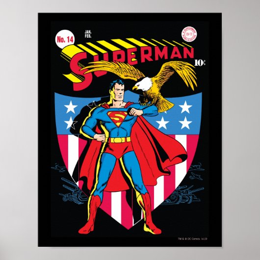 Superman #14 poster (Voorkant)