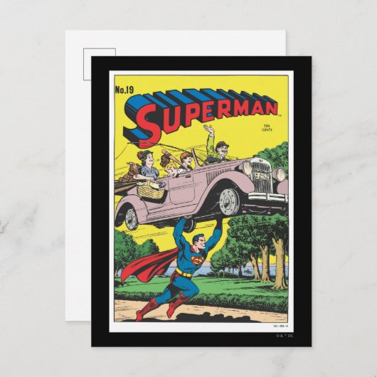 Superman #19 briefkaart (Voorkant / Achterkant)