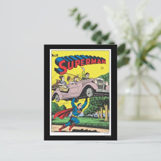 Superman #19 briefkaart (Staand voorkant)