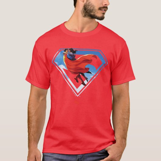 Superman 2025 Superman Lois Schild grappig T-shirt (Voorkant)