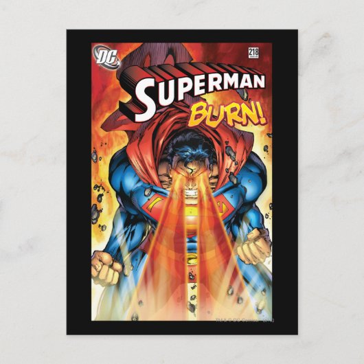 Superman #218 aug 05 briefkaart (Voorkant)