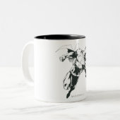 Superman 23 tweekleurige koffiemok (Voorkant links)