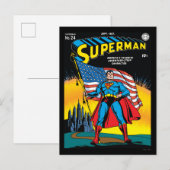 Superman #24 briefkaart (Voorkant / Achterkant)