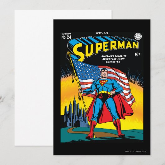 Superman #24 kaart (Voorkant / Achterkant)