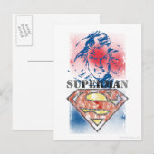 Superman 28 briefkaart (Voorkant / Achterkant)