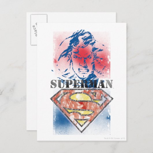 Superman 28 briefkaart (Voorkant / Achterkant)